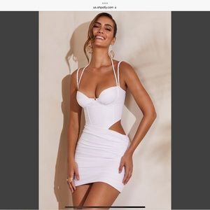 Oh Polly Nesrine white dress